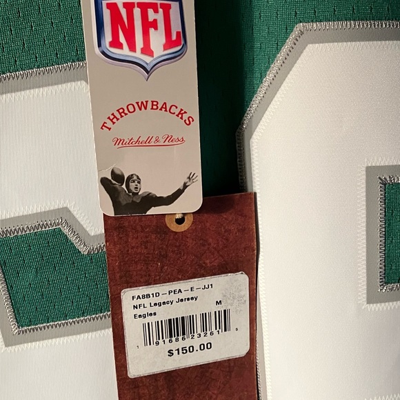Philadelphia Eagles Mitchell & Ness Throwback Bill Bergey jersey with bucket hat - Picture 4 of 11